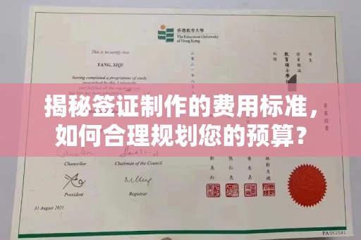 金寨揭秘签证制作的费用标准，如何合理规划您的预算？
